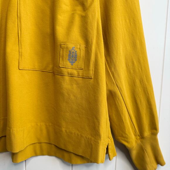 Free People sweatshirt activewear hoodie pullover cotton cozy Movement Small - Picture 4 of 8